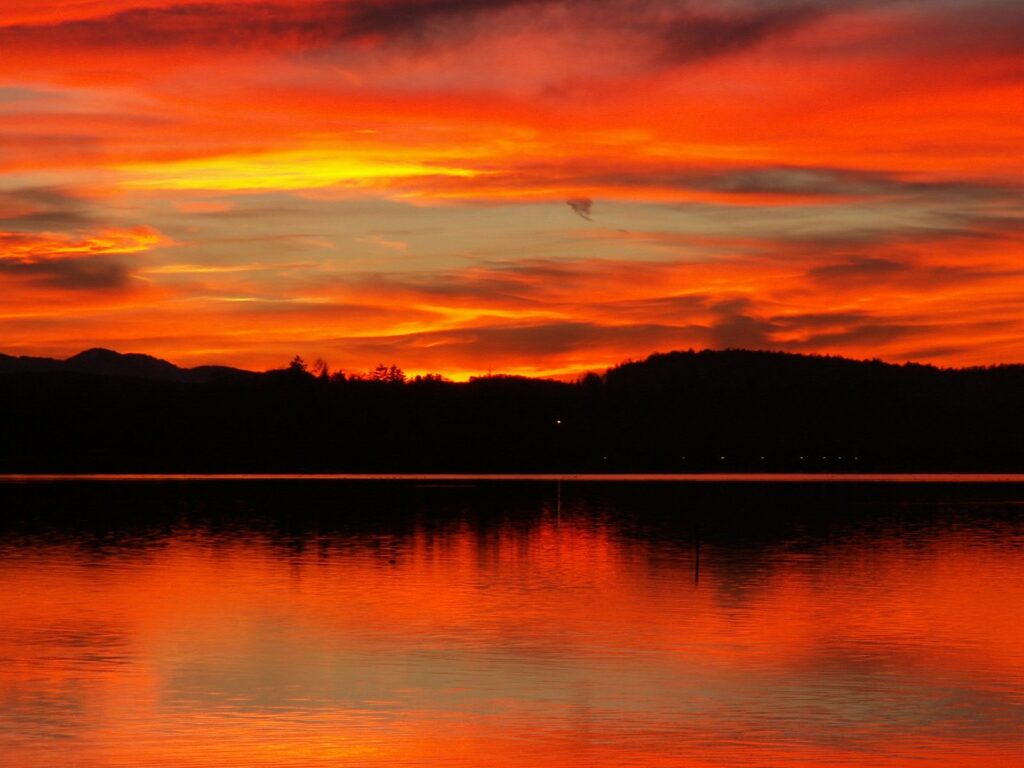 red sky
